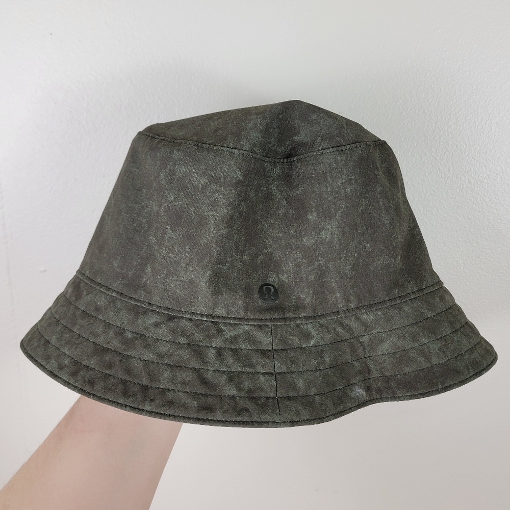 🔴Lululemon Unisex Both Ways Reversible Grey & Green Bucket Hat - Picture 4 of 6